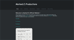 Desktop Screenshot of markedeproductions.weebly.com