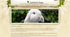 Desktop Screenshot of lawtonrabbitstud.weebly.com
