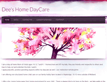 Tablet Screenshot of deeshomedaycare.weebly.com