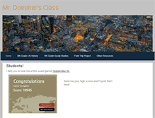 Tablet Screenshot of doepker.weebly.com