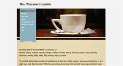 Desktop Screenshot of carolwiessnerupdate.weebly.com