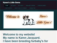 Tablet Screenshot of karenslittlegems.weebly.com