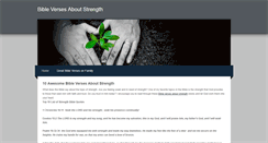Desktop Screenshot of bibleversesaboutstrength.weebly.com