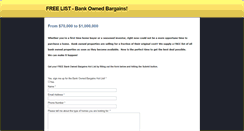Desktop Screenshot of listbankowned.weebly.com