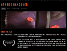 Tablet Screenshot of orangehangover.weebly.com