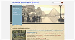 Desktop Screenshot of lasocietehonorairedefrancais.weebly.com