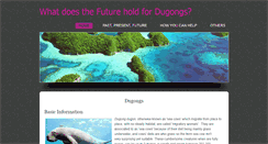 Desktop Screenshot of dugongsendangered.weebly.com