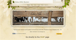 Desktop Screenshot of edenhillsmarket.weebly.com