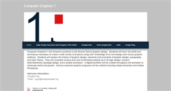 Desktop Screenshot of computergraphics1.weebly.com