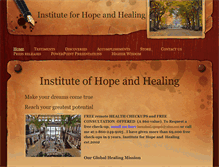 Tablet Screenshot of miraclehealinginstitute.weebly.com