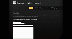 Desktop Screenshot of damnyankeekennel.weebly.com