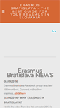 Mobile Screenshot of erasmusbratislava.weebly.com