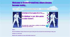 Desktop Screenshot of bieberdreamcrew.weebly.com