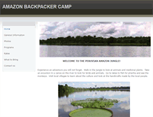 Tablet Screenshot of amazonbackpackerscamp.weebly.com