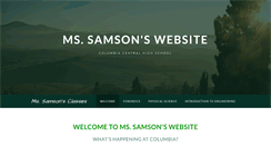 Desktop Screenshot of cchssamson.weebly.com