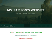 Tablet Screenshot of cchssamson.weebly.com