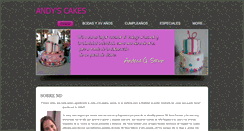 Desktop Screenshot of andyscakes.weebly.com