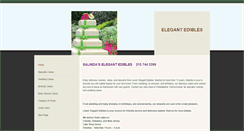 Desktop Screenshot of elegantedibles.weebly.com