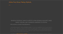 Desktop Screenshot of free-money4you.weebly.com