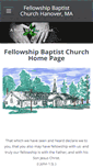 Mobile Screenshot of fellowshipbaptisthanover.weebly.com