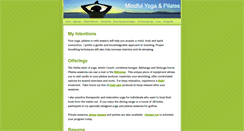 Desktop Screenshot of mindfulyogaandpilates.weebly.com