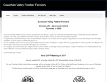 Tablet Screenshot of cowichanfeatherfanciers.weebly.com