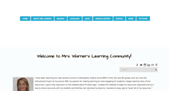 Desktop Screenshot of mrswarnerarlington.weebly.com
