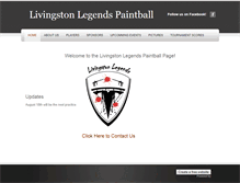 Tablet Screenshot of legendspaintball.weebly.com