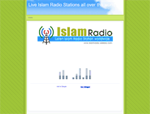 Tablet Screenshot of islamradio.weebly.com