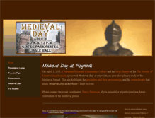 Tablet Screenshot of medievalday.weebly.com