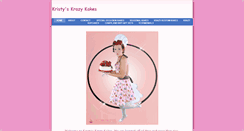 Desktop Screenshot of kristyskrazykakes.weebly.com