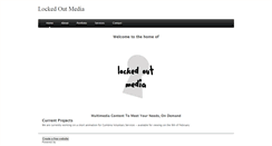 Desktop Screenshot of lockedoutmedia.weebly.com