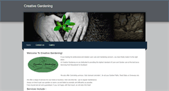 Desktop Screenshot of creativegardening1.weebly.com