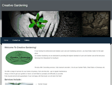 Tablet Screenshot of creativegardening1.weebly.com
