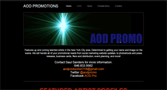 Desktop Screenshot of aodpromo.weebly.com