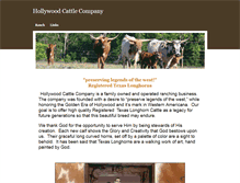 Tablet Screenshot of hollywoodcattlecompany.weebly.com