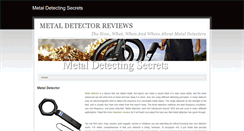 Desktop Screenshot of metaldetectingsecrets.weebly.com