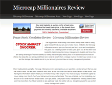 Tablet Screenshot of microcapmillionairesreview.weebly.com