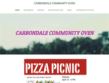 Tablet Screenshot of carbondalecommunityoven.weebly.com