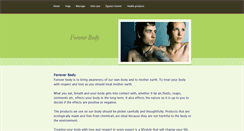 Desktop Screenshot of foreverbody.weebly.com