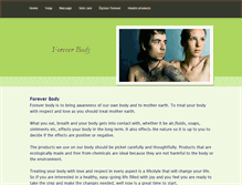 Tablet Screenshot of foreverbody.weebly.com