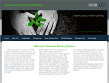 Tablet Screenshot of paramountcleaningsolutions.weebly.com