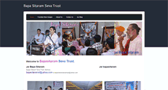 Desktop Screenshot of bapasitaramsevatrust.weebly.com
