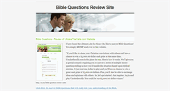 Desktop Screenshot of biblequestions.weebly.com
