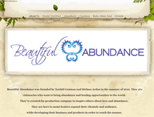 Tablet Screenshot of beautifulabundance.weebly.com