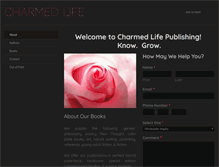 Tablet Screenshot of charmedlifepublishing.weebly.com