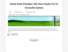 Tablet Screenshot of hackyourgames.weebly.com