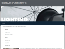 Tablet Screenshot of homemadestudiolighting.weebly.com