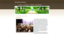 Desktop Screenshot of elementaryorchestra.weebly.com