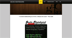 Desktop Screenshot of geckoskateboard.weebly.com